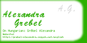 alexandra grebel business card